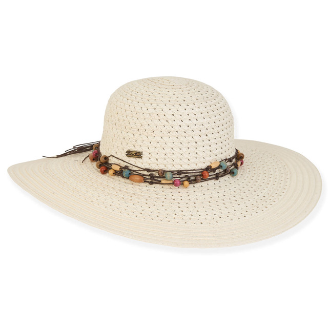 sun n sand Cronulia | Women's Paper Braid Floppy Hat | HH2833