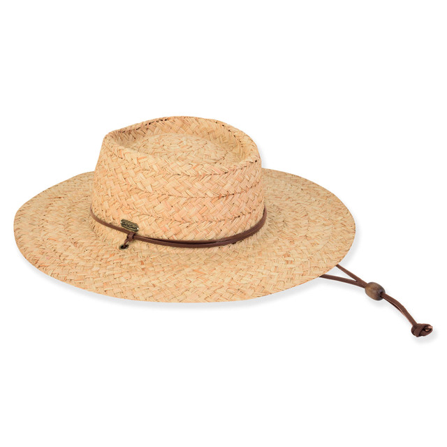 Sun N Sand Delilah | Women's Natural Raffia Gambler Hat | HH3178
