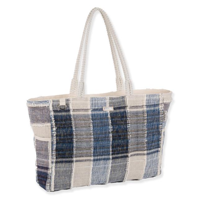 Sun N Sand Denim Stripes | Shoulder Tote | Sun N Sand | SNS7320