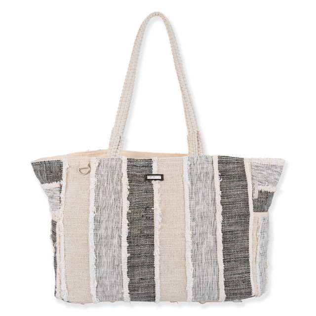 sun n sand Denim Stripes | Shoulder Tote | Sun N Sand | SNS7320