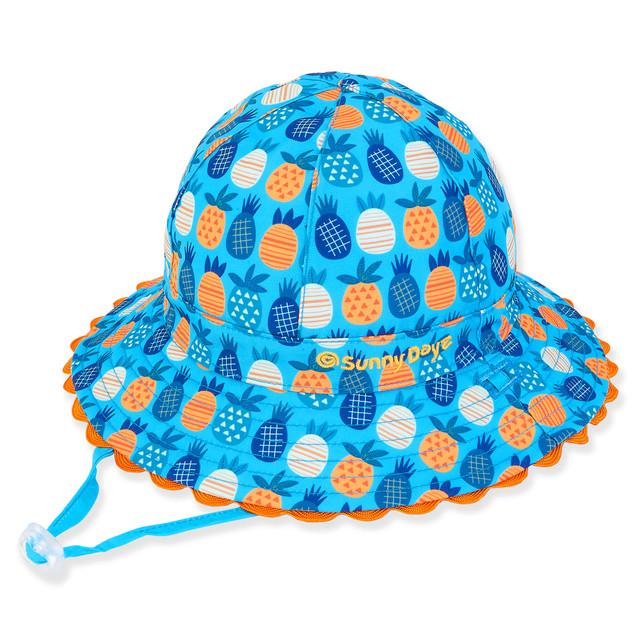 sun n sand Eleanor | Infant Girl Cotton bucket Hat | HK490 | Reversible