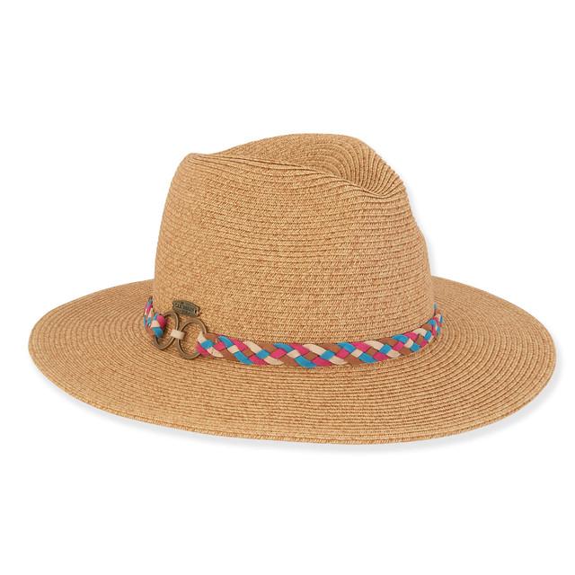 sun n sand Eliana | Women's Paper Straw Safari Hat | HCJ402
