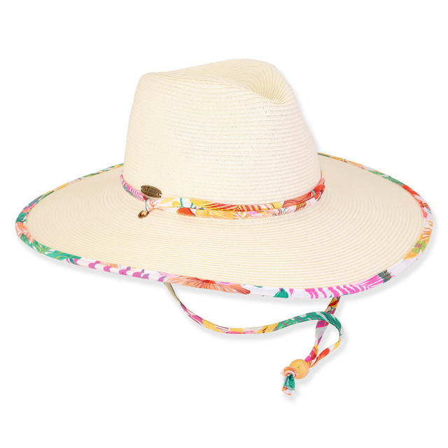 sun n sand Ellie | Women's Paper Straw Safari Hat | HCJ409