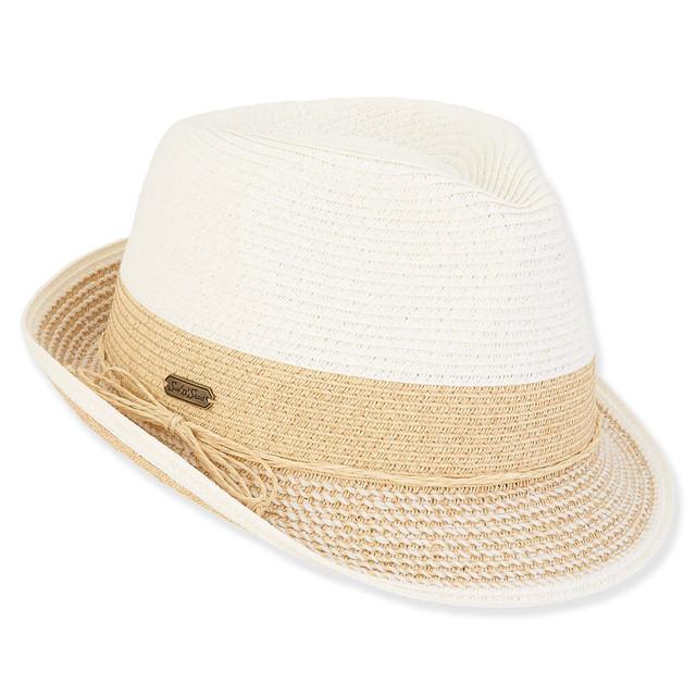sun n sand Ember | Women's Paper Straw Fedora Hat | HH3016
