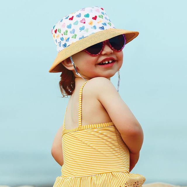Sun N Sand Emma | Infant Girl Cotton Bucket Hat | HK418