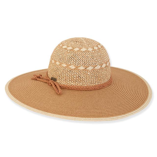 Sun N Sand Everleigh | Women's Paper Straw Floppy Hat | HH3036