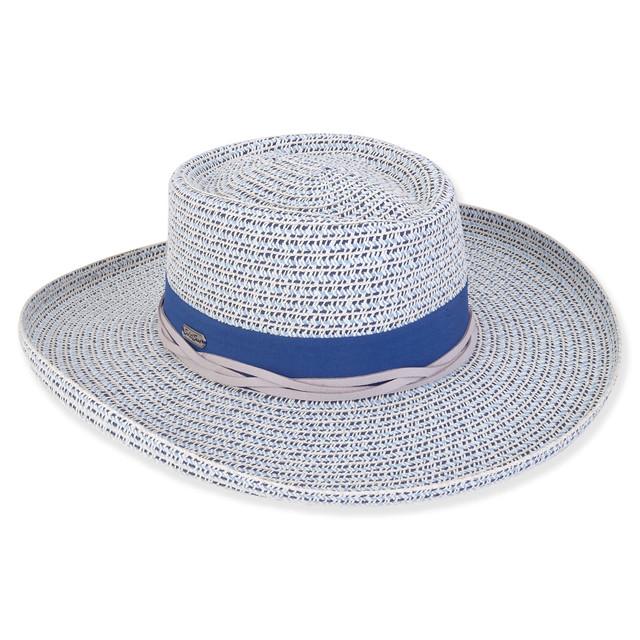 Sun N Sand Finley | Women's Paper Braid Gambler Hat | HH3159