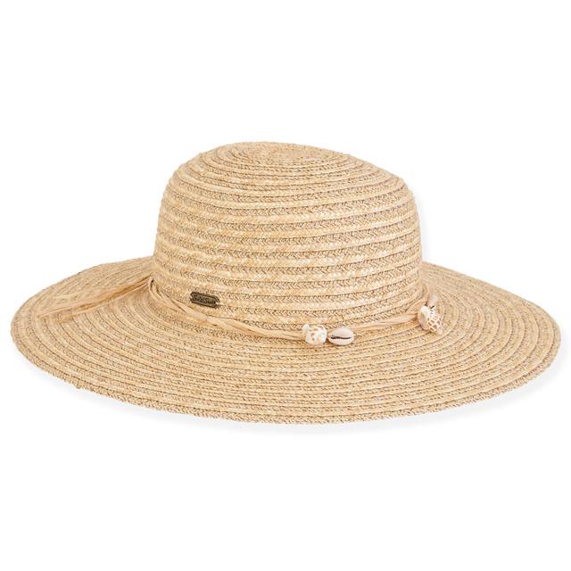 sun n sand Gagra | Women's Wheat Straw Floppy Hat | HH2855