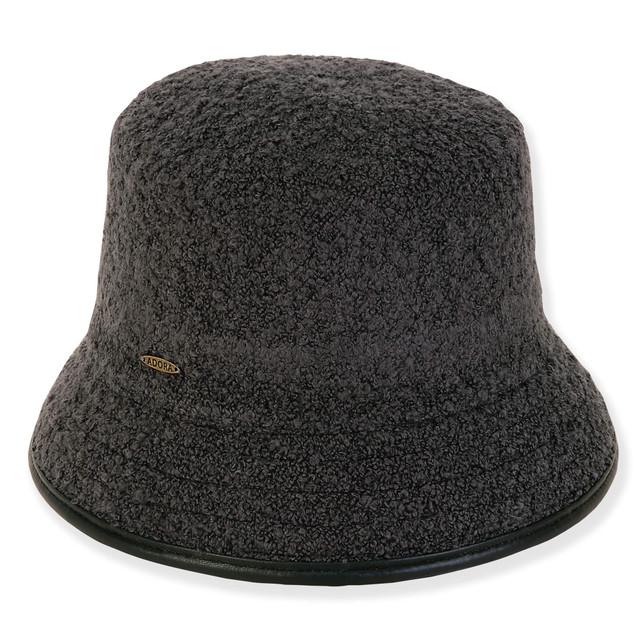 Sun N Sand Gaia | Women's Poly Fabric Bucket Faux Leather Trim | AD1611