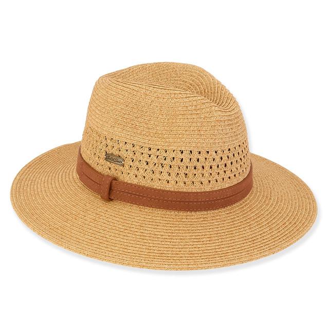 Sun N Sand Gemma | Women's Paper Braid Safari Hat | HH3005