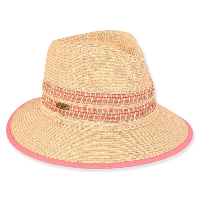 sun n sand Gianna | Women's Paper Straw Safari Hat | HCJ411