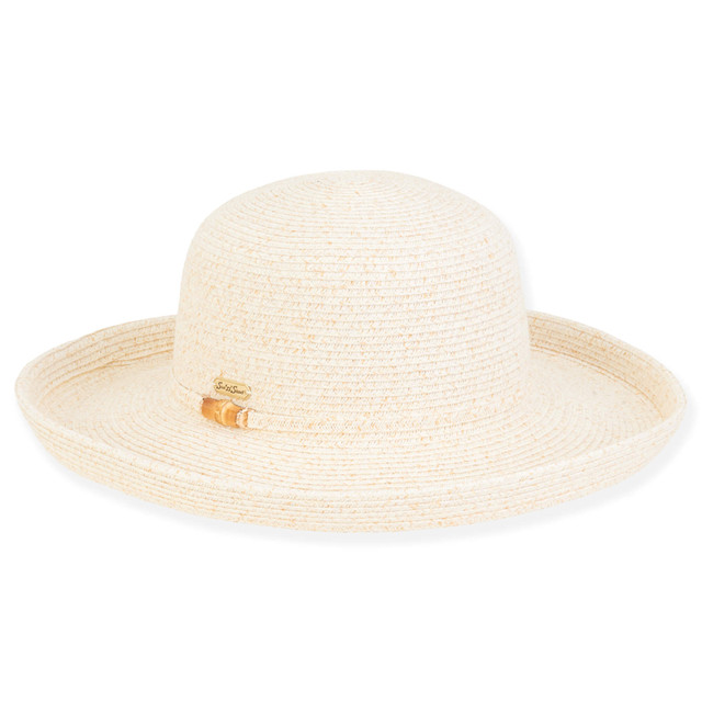 sun n sand Grande | Women's Paper Braid Upbrim Hat | HH2900