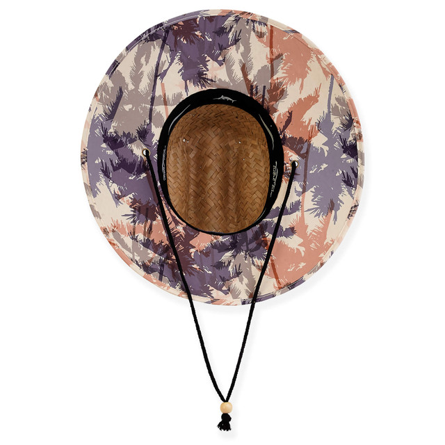 Sun N Sand Hawkins | Men's Palm Straw Lifeguard Hat | HTT1098