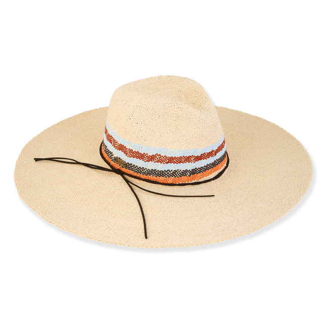 sun n sand Iris | Women's Paper Straw Safari Hat | HH3140