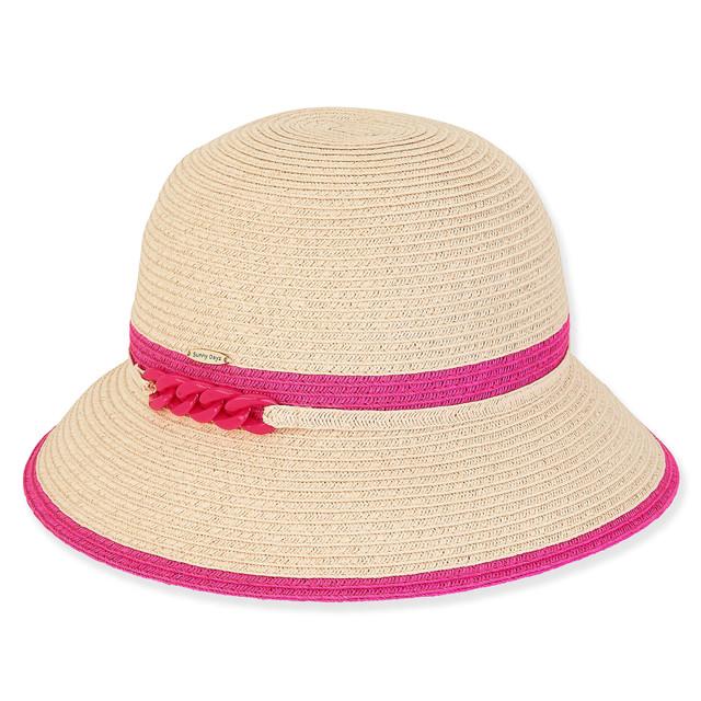 sun n sand Isabella | Young Girl Paper Braid Bucket Hat | HK477