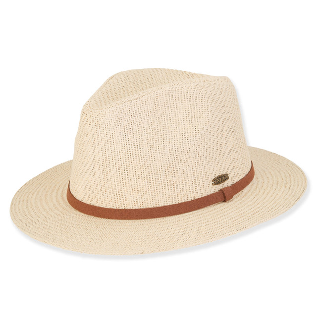 sun n sand Jackson | Men's Paper Straw Fedora Hat | HTT1178