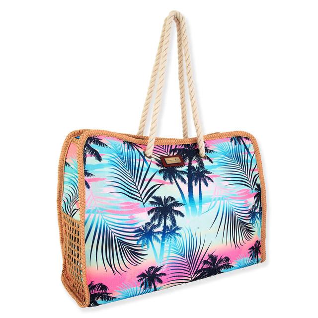 Sun N Sand Joanna | Caribbean Joe Artistic Large Squared Tote | CJ8810