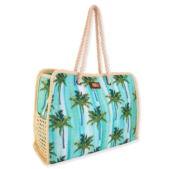 Sun N Sand Joanna | Caribbean Joe Artistic Large Squared Tote | CJ8810