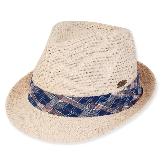 sun n sand John | Men's Paper Straw Fedora Hat | HTT1197