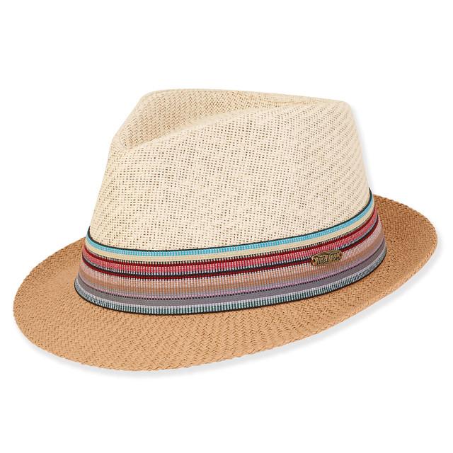 sun n sand Joseph | Men's Paper Straw Fedora Hat | HTT1170
