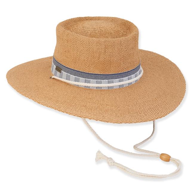 Sun N Sand Josephine | Women's Paper Straw Gambler Hat | HH3039