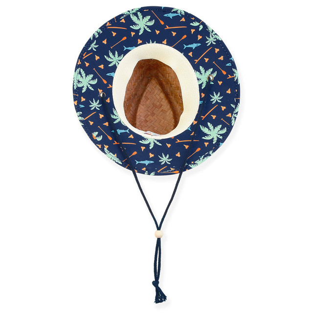 Sun N Sand Kaden | Young Boy Rush Straw Safari Hat | HK460