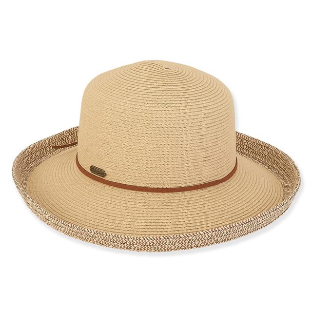 Sun N Sand Kailani | Women's Paper Braid Up Brim Hat | HH2999