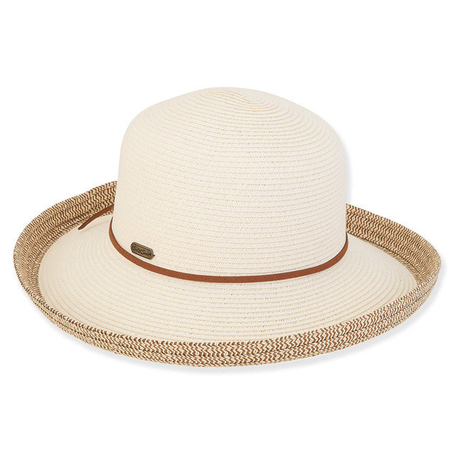 sun n sand Kailani | Women's Paper Braid Up Brim Hat | HH2999