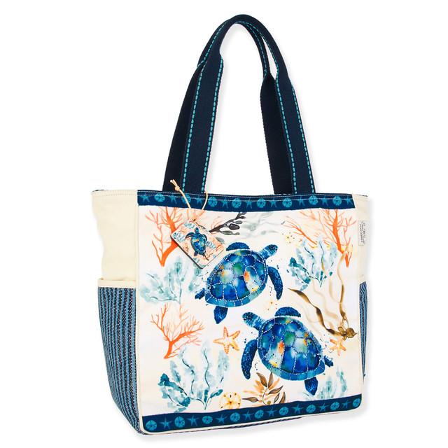 Sun N Sand Kali | Artistic Canvas Shoulder Tote | JB130