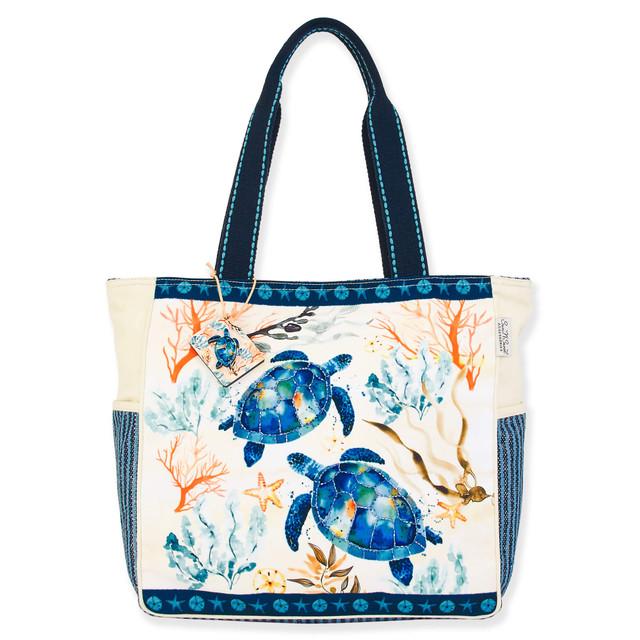 sun n sand Kali | Artistic Canvas Shoulder Tote | JB130