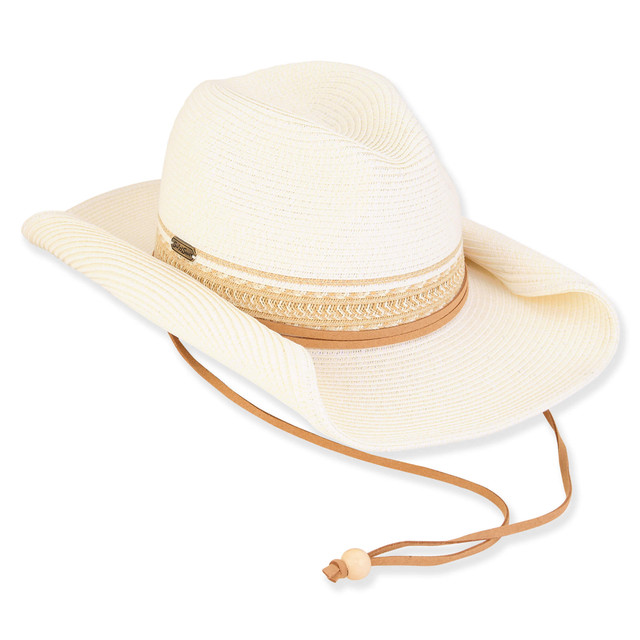 sun n sand Kehlani | Women's Paper Straw Western Hat | HH3121