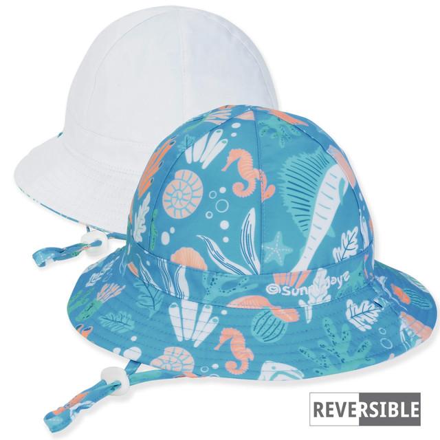 sun n sand Kid's Hats | Infant Boy | Sea Life Poly Cotton Bucket Brim 2
