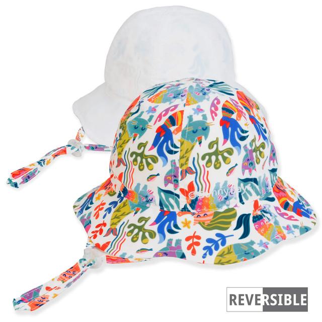 sun n sand Kid's Hats | Infant Girl | Multi Poly Cotton Floppy Brim 2.5