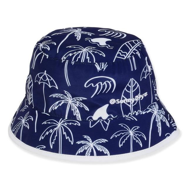 sun n sand Kid's Hats | Young Boy | Surf Poly Cotton Bucket Brim 2.25