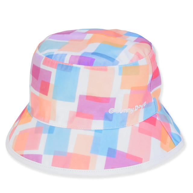 sun n sand Kid's Hats | Young Girl | Abstract Poly/Cotton Bucket Brim 2.5