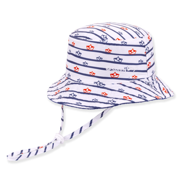 sun n sand Kids Infant Boy Bucket Hat | Reversible | UPF 50+ | Sunny Dayz | HK568