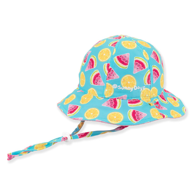 sun n sand Kids Infant Girls Bucket Hat | Reversible | UPF 50+ | Sunny Dayz | HK552
