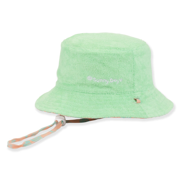 Sun N Sand Kids Infant Girls Bucket Hat | Reversible | UPF 50+ | Sunny Dayz | HK551
