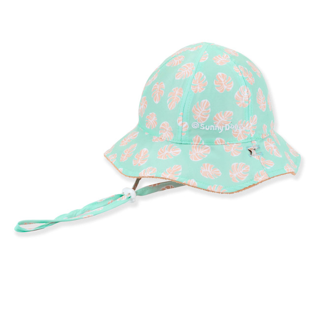 sun n sand Kids Infant Girls Bucket Hat | Reversible | UPF 50+ | Sunny Dayz | HK554