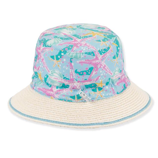 Sun N Sand Kids Infant Girls Bucket Hat | UPF 50+ | Sunny Dayz | HK549