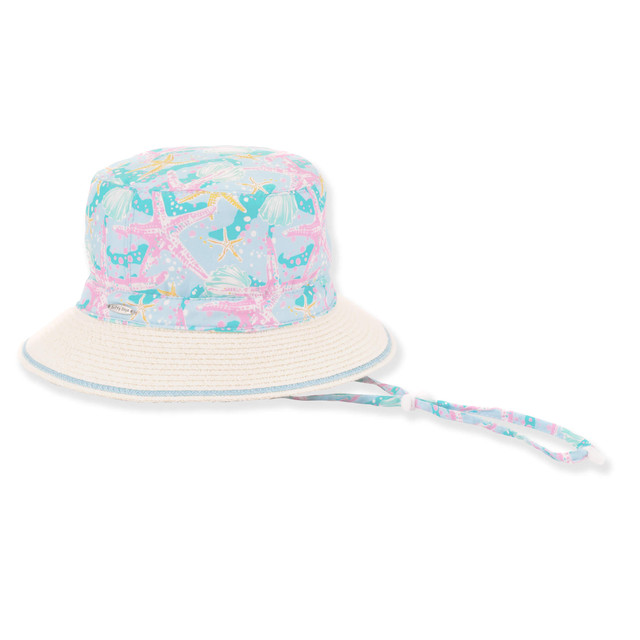 sun n sand Kids Infant Girls Bucket Hat | UPF 50+ | Sunny Dayz | HK549