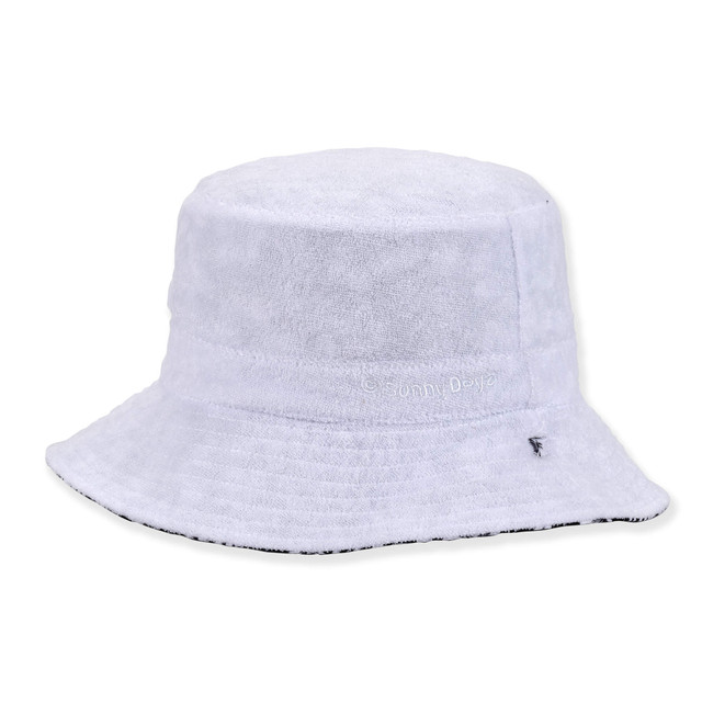 Sun N Sand Kids Young Boy Bucket Hat | Reversible | UPF 50+ | Sunny Dayz | HK572
