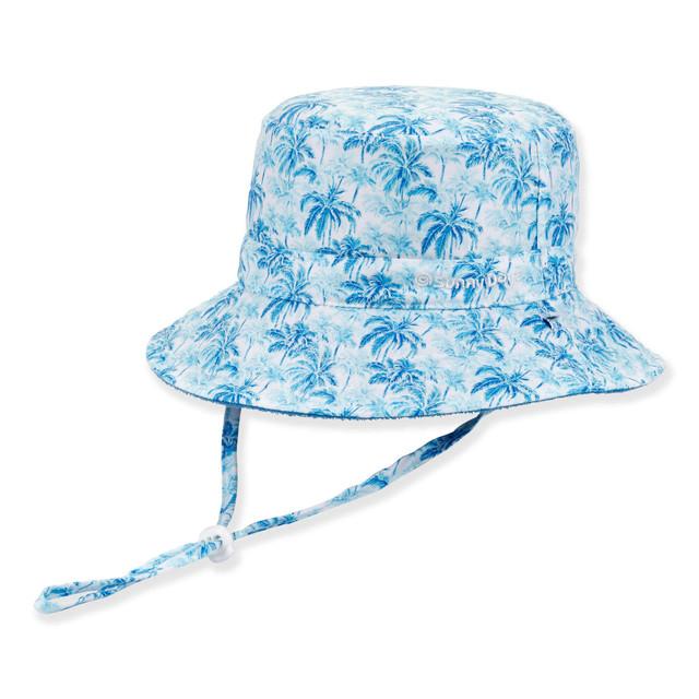 sun n sand Kids Young Boy Bucket Hat | Reversible | UPF 50+ | Sunny Dayz | HK574