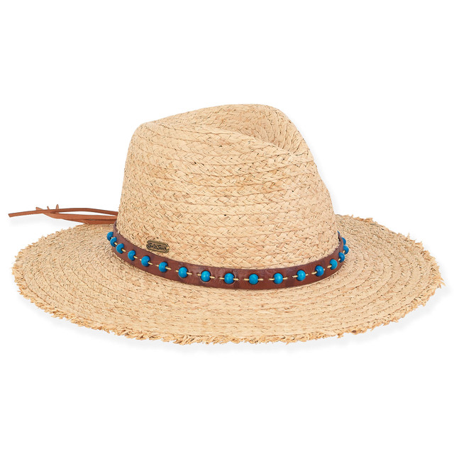 sun n sand Kololi | Women's Wheat Straw Safari Hat | HH2947