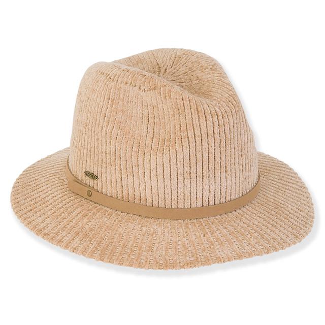 sun n sand Leaf | Women's Poly Fabric Safari Faux Suede Trim | AD1607