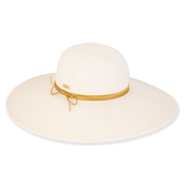 Sun N Sand Leo | Women's Paper Braid Floppy Hat | HH3072