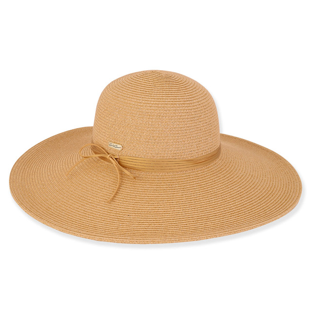 sun n sand Leo | Women's Paper Braid Floppy Hat | HH3072