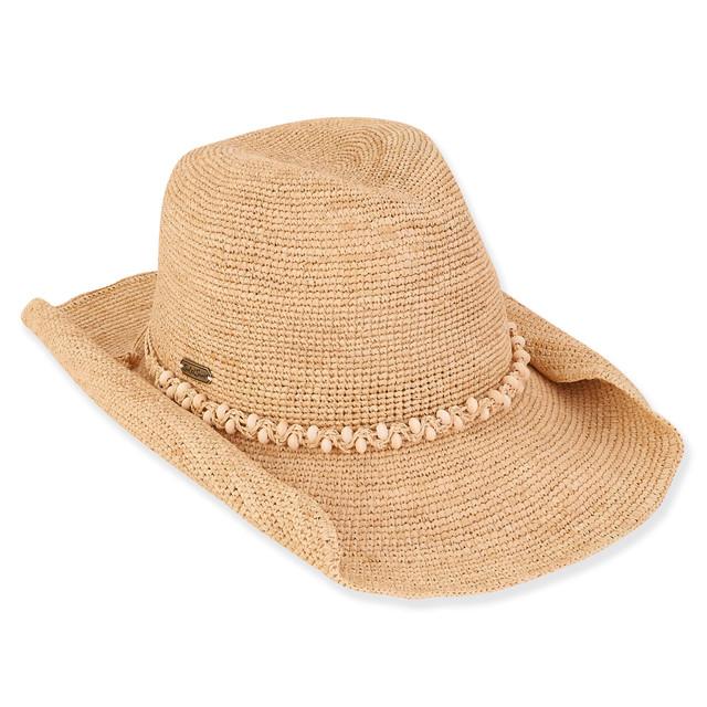 sun n sand Lillian | Women's Raffia Western Hat | HH3164
