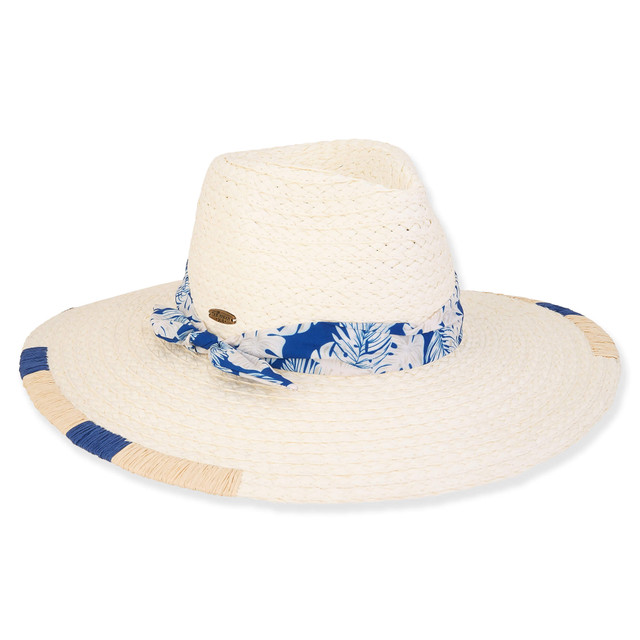 sun n sand Lily | Women's Paper Straw Safari Hat | HCJ394