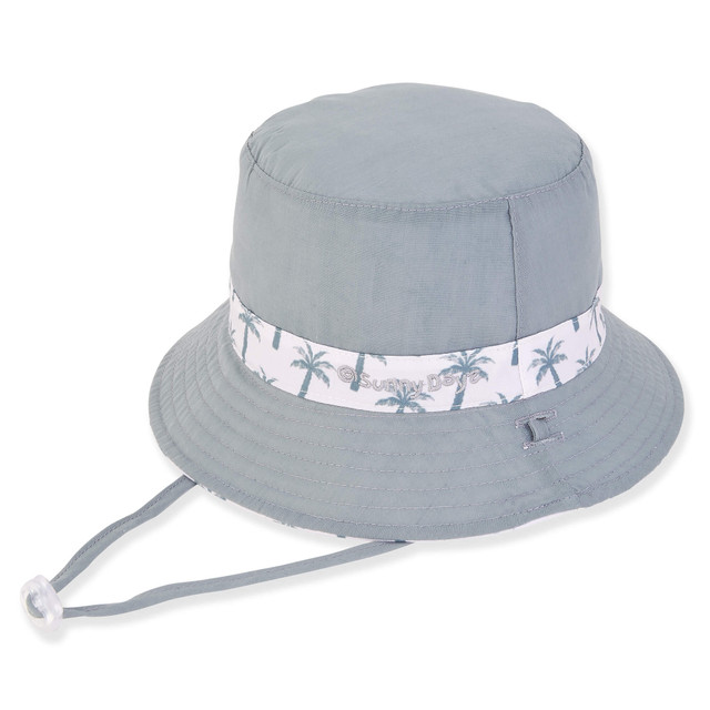 Sun N Sand Lincoln | Young Boy Poly Bucket Hat | HK496 | Reversible